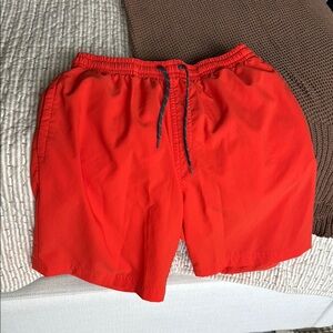 Vibrant Red Athletic Shorts